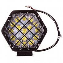 Фара светодиодная OFF ROAD 130*145мм ромбическая 12V/24V 36W 6000К SKYWAY 16